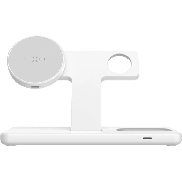 FIXED MagPowerstation 3v1 bezdrátový nabíječka s MagSafe bílá - Nabíječky - Obrázek 0a61b3a7d19e482e8e299471de153ef4