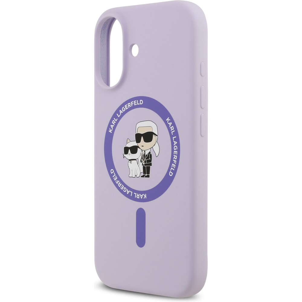 Karl-Lagerfeld-Liquid-Silicone-Karl-and-Choupette-MagSafe-kryt-iPhone-17-fialovy