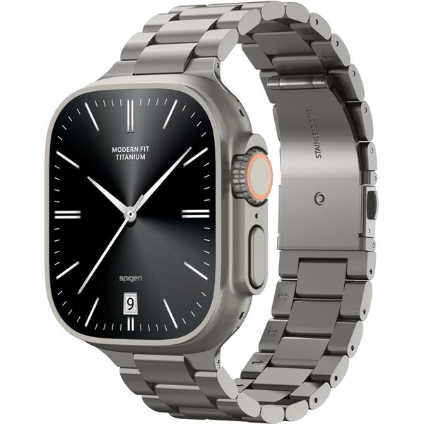 Spigen-Modern-Fit-Titanium-reminek-Apple-Watch-49-46-45-44mm-prirodni-titan