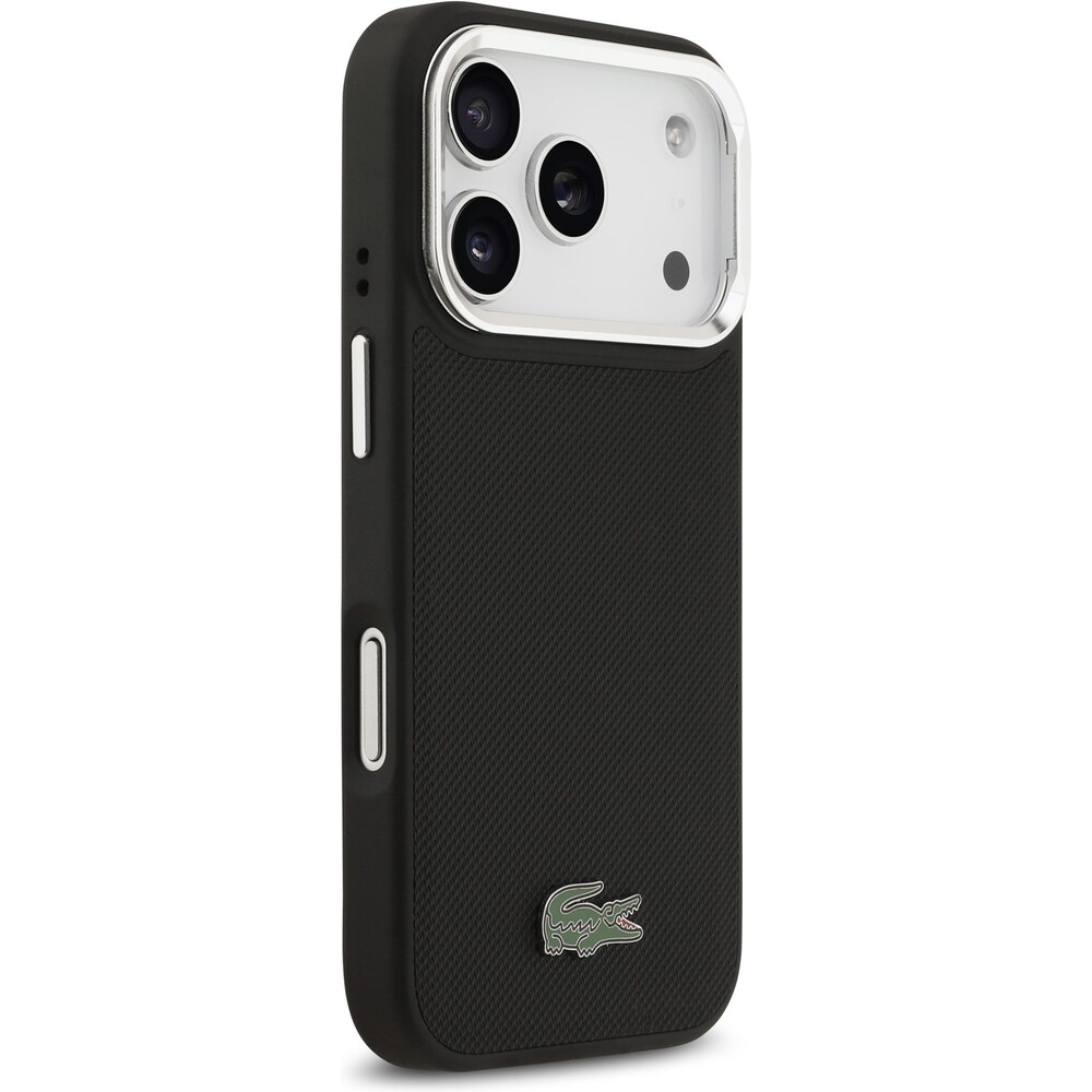 Lacoste-Iconic-Petit-Pique-Camera-Stand-MagSafe-kryt-iPhone-17-Pro-cerny