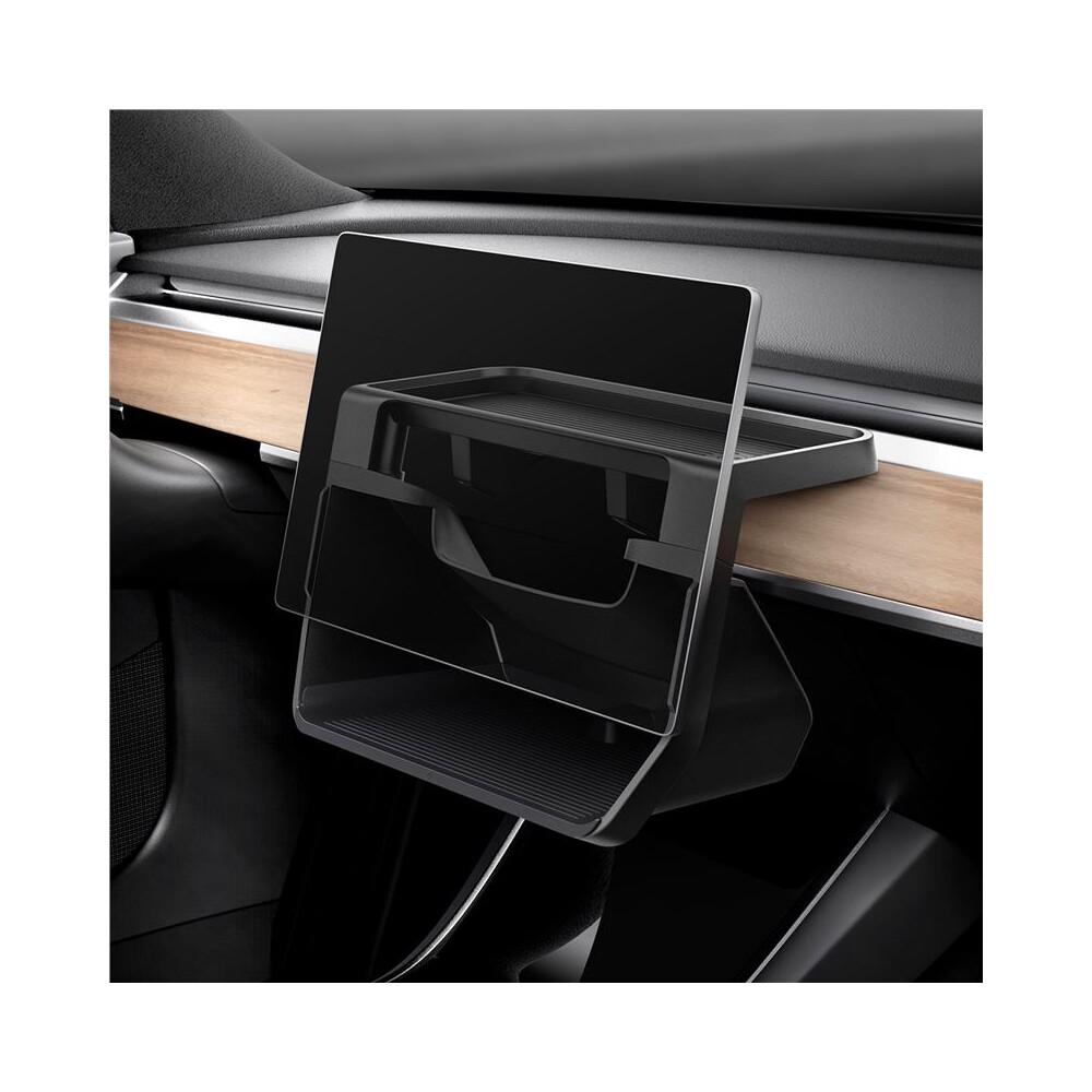 Spigen-Under-Screen-Storage-organizer-pod-displej-Tesla-Model-Y-3-cerny