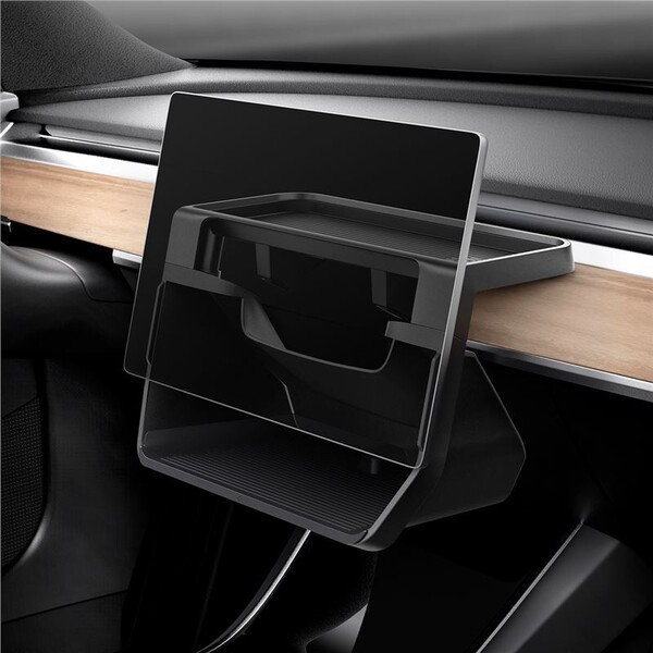 Spigen-Under-Screen-Storage-organizer-pod-displej-Tesla-Model-Y-3-cerny