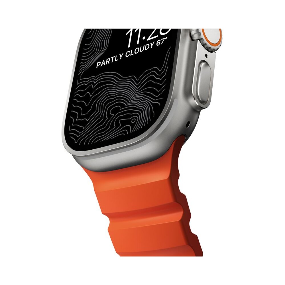 Nomad-Rocky-Point-Band-reminek-Apple-Watch-49-45-44-42mm-stribrny-oranzovy
