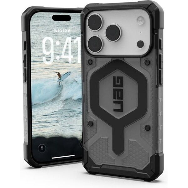 UAG-Pathfinder-Clear-Magsafe-kryt-iPhone-17-Pro-kourovy-cerny