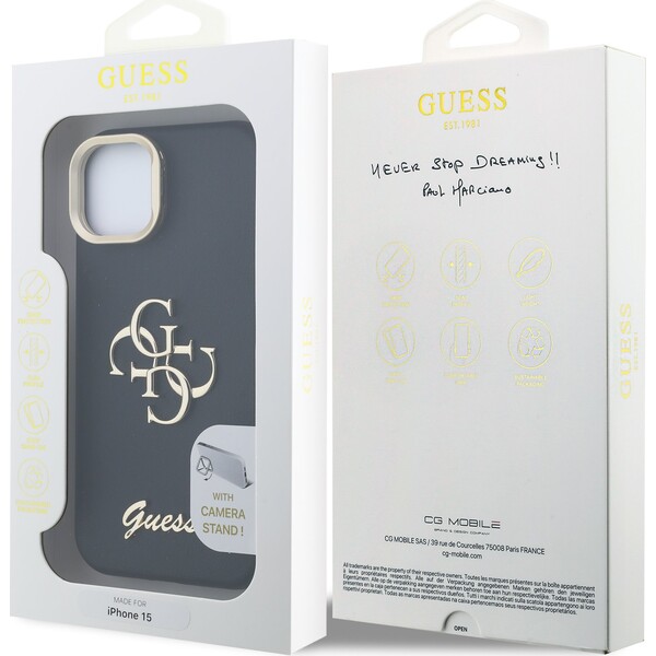 Guess-PU-Grained-4G-Logo-Stand-Camera-Frame-kryt-iPhone-15-cerny