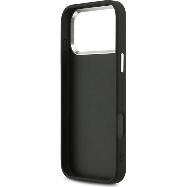 Guess-PU-4G-Metal-Logo-kryt-iPhone-17-Pro-Max-stribrny-cerny