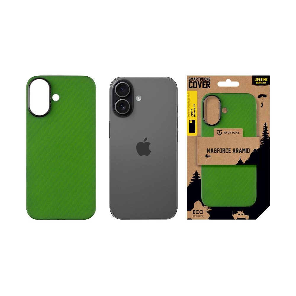 Tactical-MagForce-Aramid-kryt-Apple-iPhone-17-zeleny