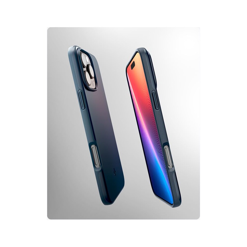 Spigen-Thin-Fit-MagSafe-kryt-iPhone-16-Pro-metal-slate
