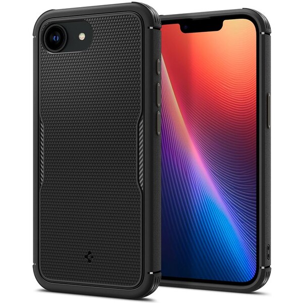 Spigen-Core-Armor-MagSafe-kryt-iPhone-17e-16e-matne-cerny