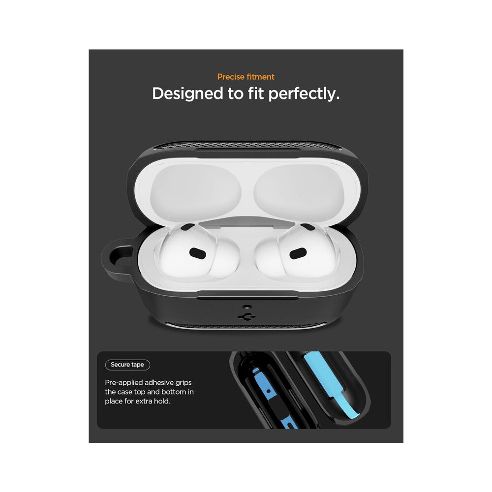 Spigen-Rugged-Armor-pouzdro-AirPods-Pro-3-matte-black