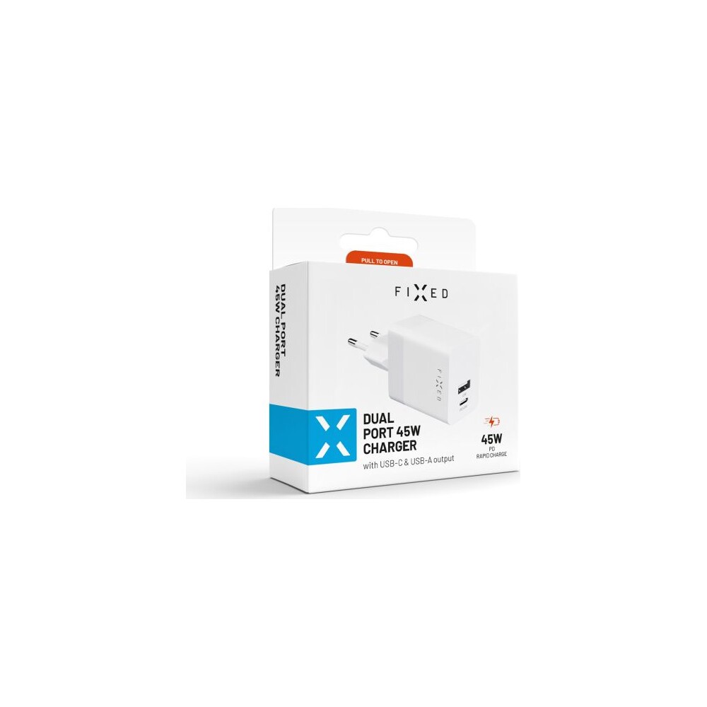 FIXED-Mini-nabijecka-s-USB-C-USB-A-PD-45W-bila