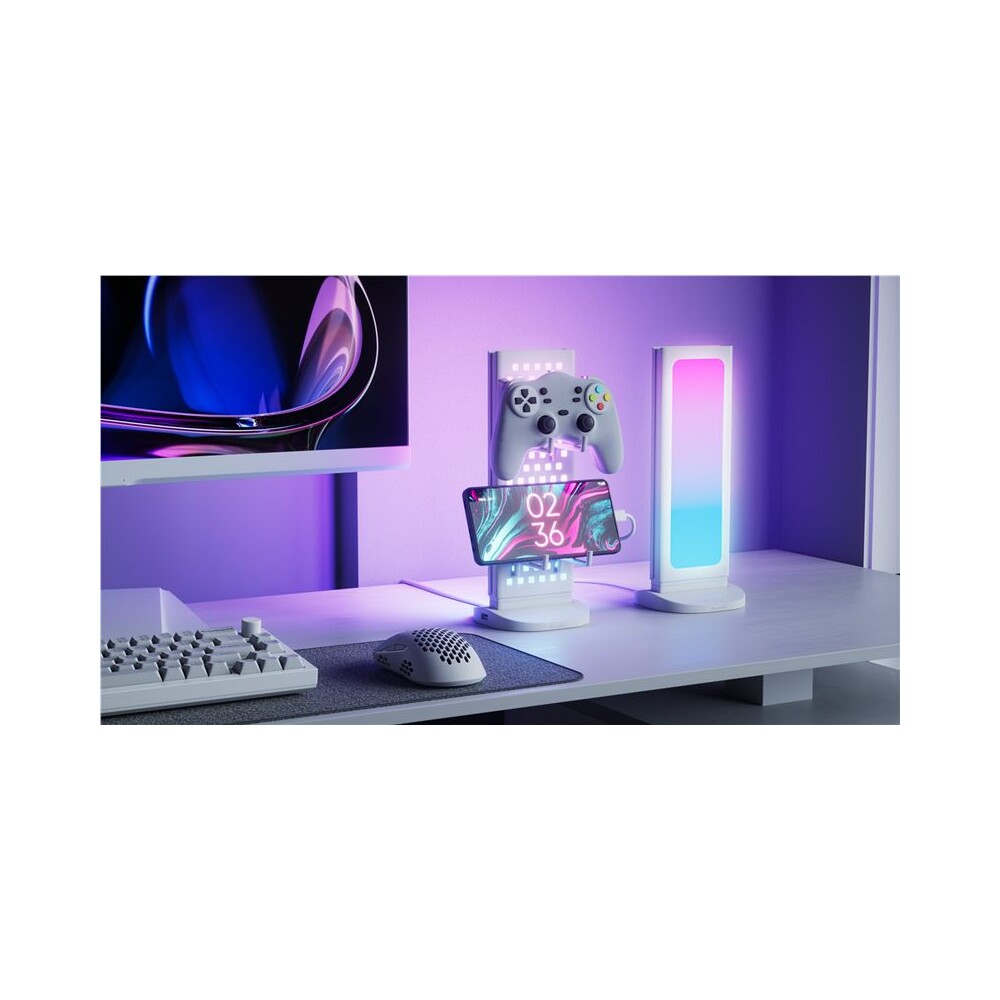 Nanoleaf-Pegboard-Desk-Dock-stolni-dokovaci-stanice-bila