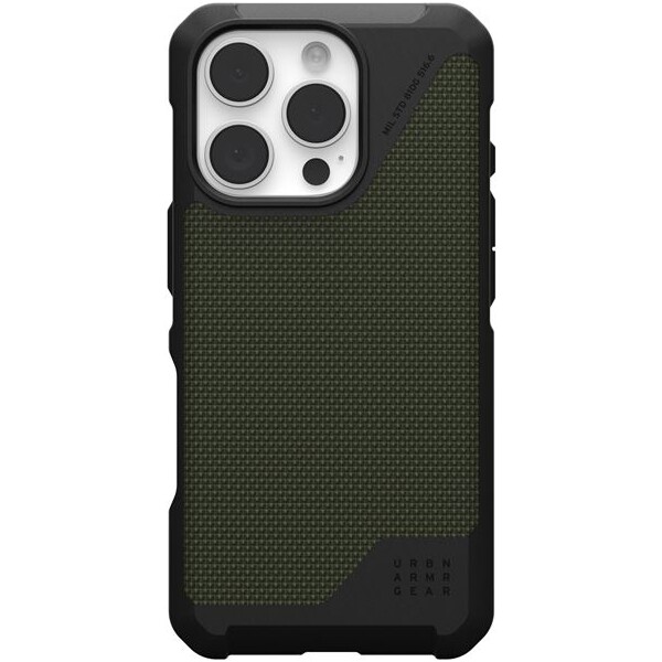 UAG-Metropolis-LT-Magsafe-Kevlar-kryt-iPhone-16-Pro-olivove-zeleny