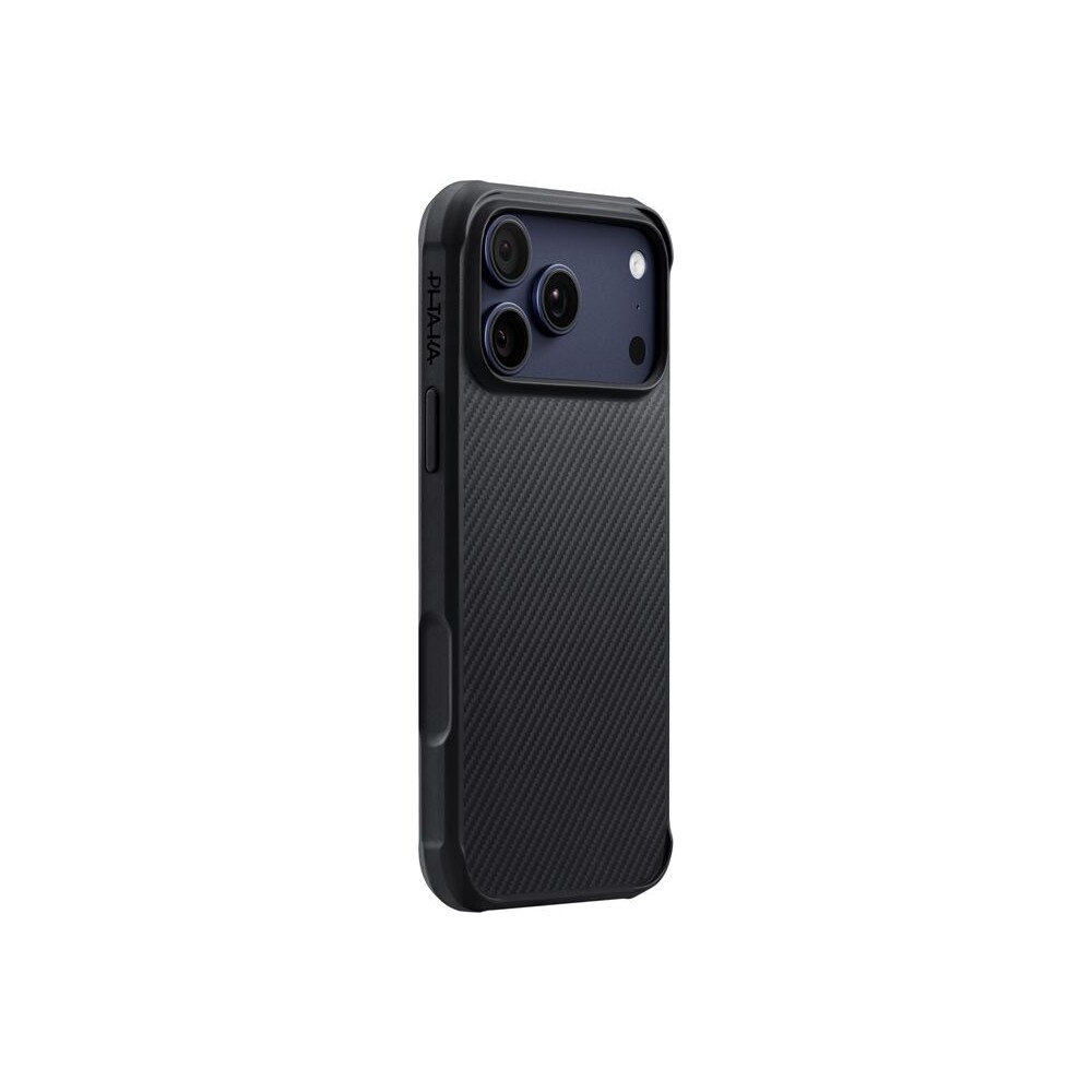 Pitaka-Aramid-ProGuard-Case-MagSafe-kryt-iPhone-17-Pro-Black-Grey