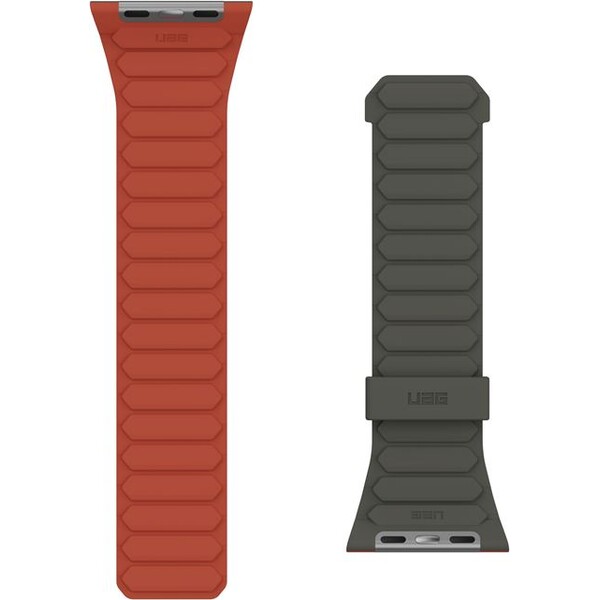 UAG-Pathfinder-reminek-Apple-Watch-49-46-45-44-42mm-olivovy-oranzovy