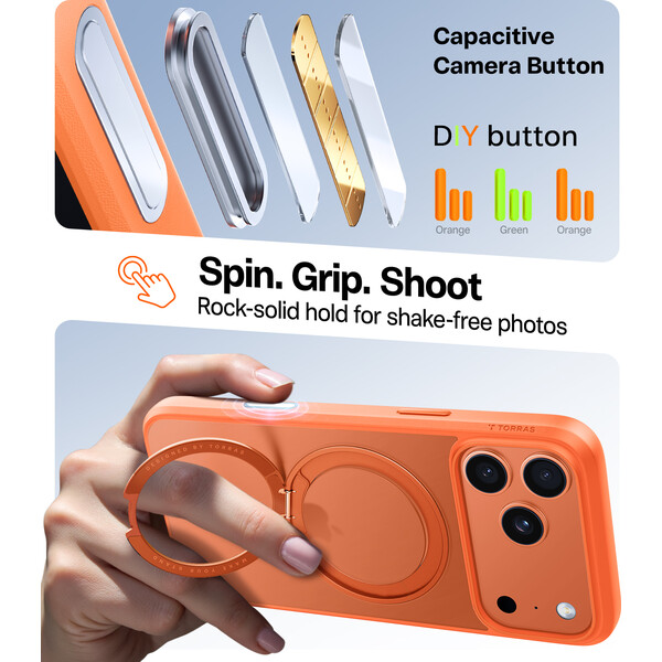 Torras-Ostand-Pro-MagSafe-kryt-iPhone-17-Pro-Max-energy-orange