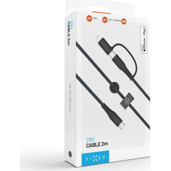 FIXED-2v1-napajeci-kabel-60W-2m-cerny
