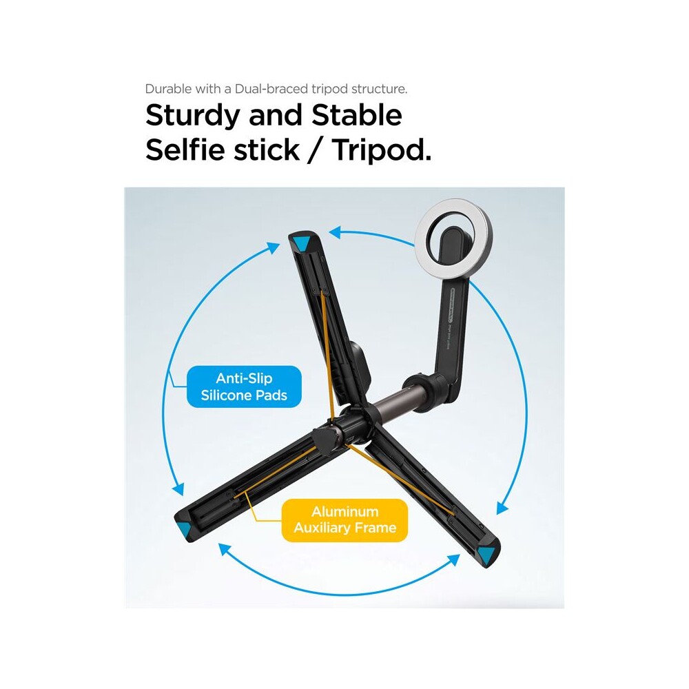 Spigen-MagSafe-Tripod-Selfie-Stick-cerna