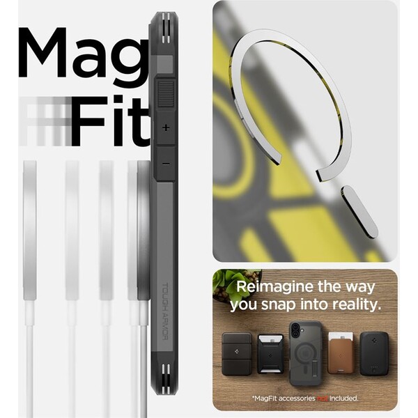 Spigen-Tough-Armor-MagSafe-kryt-iPhone-16-frost-black