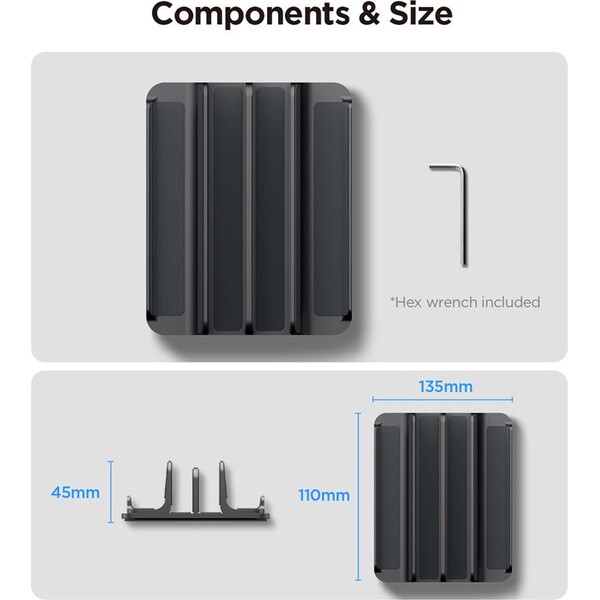 Spigen-Vertical-Laptop-Stand-LD208S4-stojanek-pro-notebook-MacBook-space-gray