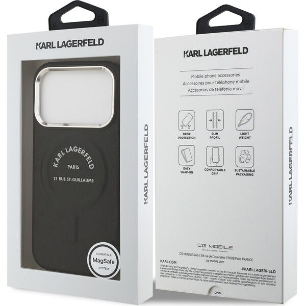 Karl-Lagerfeld-PU-RSG-Logo-MagSafe-kryt-iPhone-17-Pro-cerny