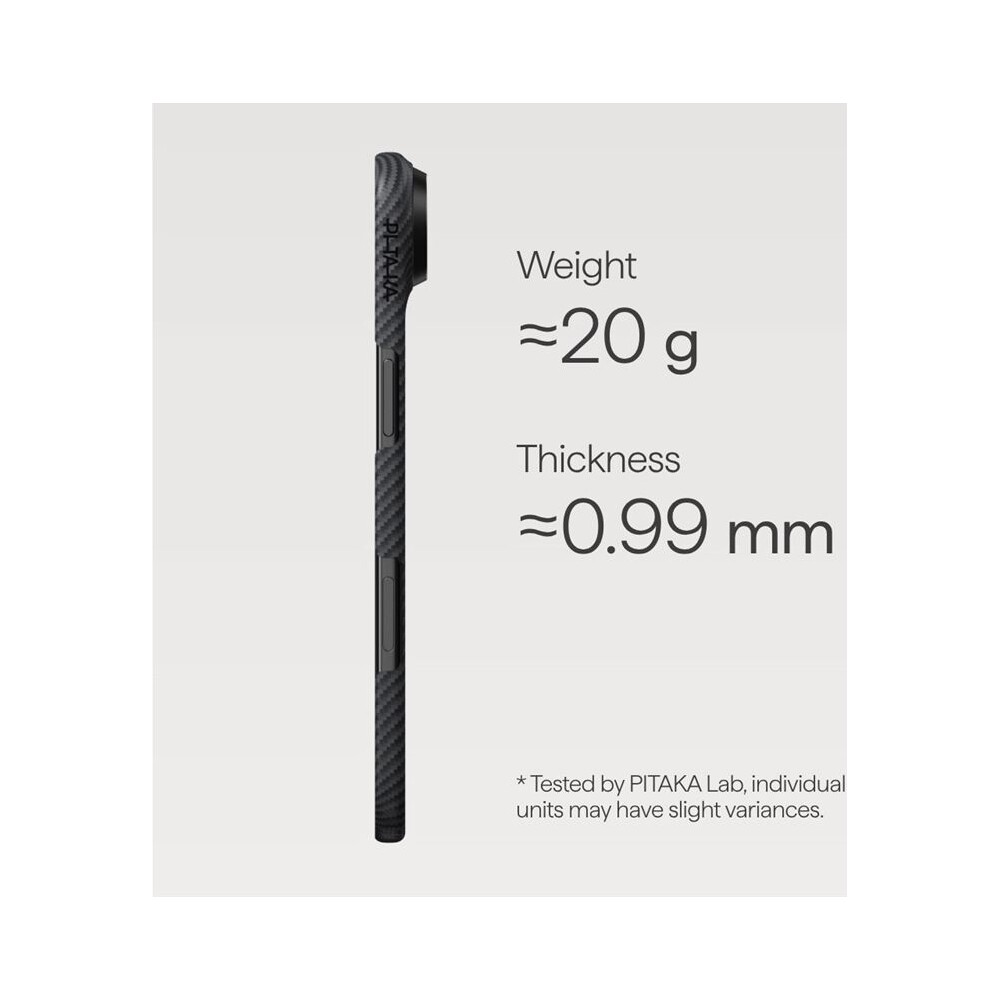 Pitaka-Ultra-Slim-Case-MagSafe-kryt-iPhone-17-Black-Grey