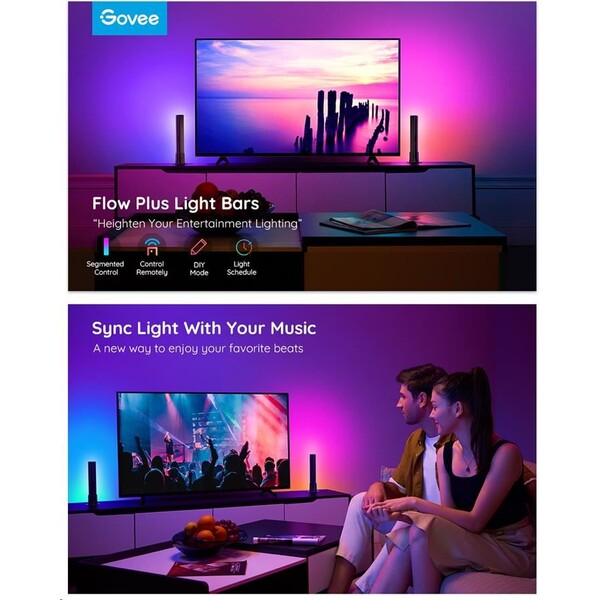 Govee-Flow-Plus-SMART-LED-TV-Gaming-osvetleni-RGBICWW-