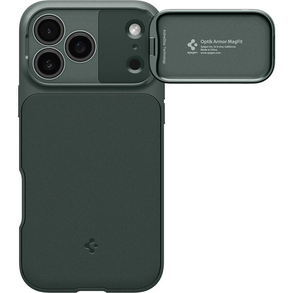 Spigen-Optik-Armor-MagSafe-kryt-iPhone-17-Pro-Max-abyss-green