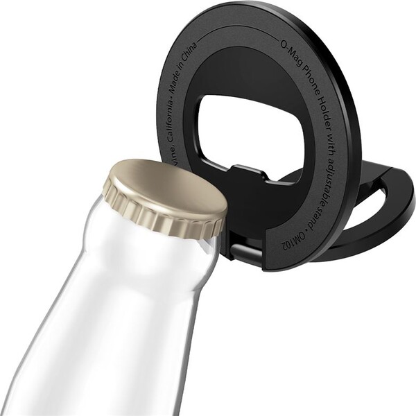 Spigen-O-Mag-Magnetic-Phone-Holder-MagSafe-stojanek-cerny