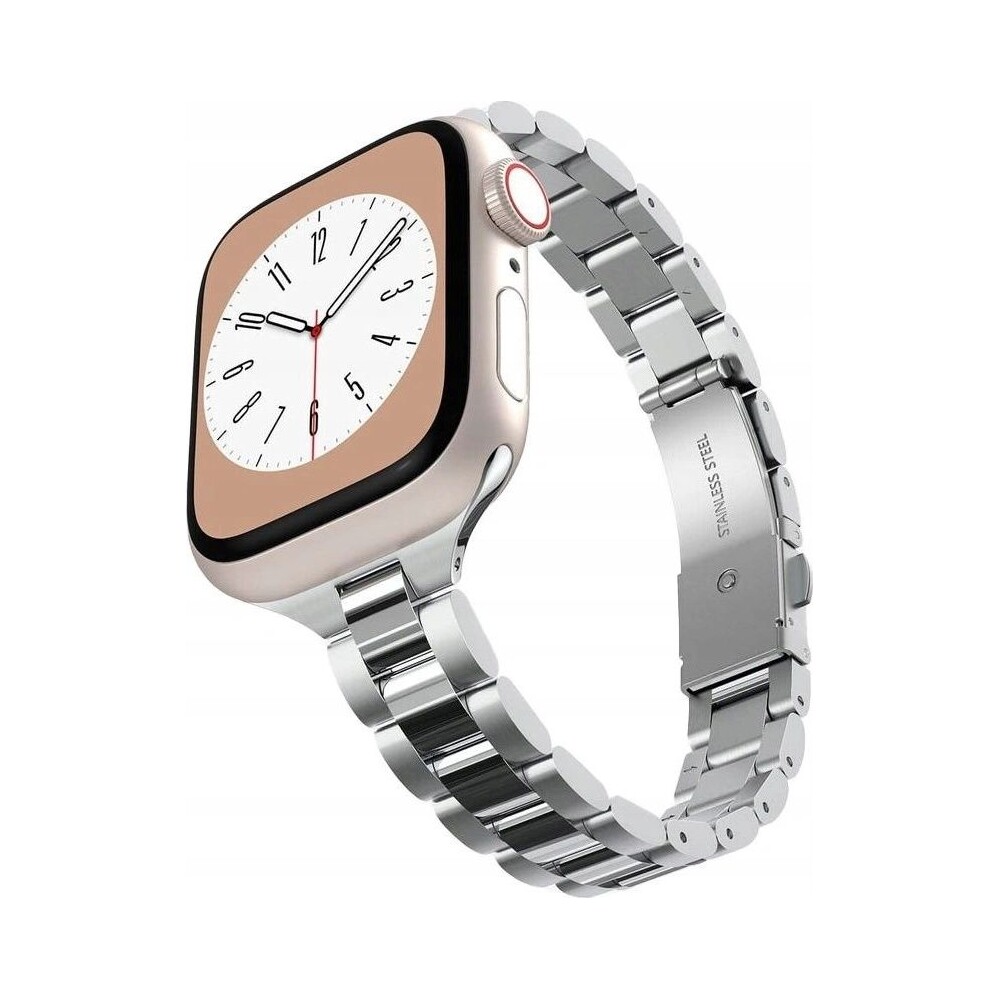 Spigen-Modern-Fit-316L-reminek-Apple-Watch-42-41-40-38mm-stribrny