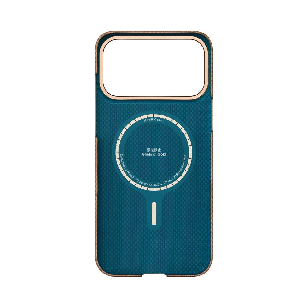 Pitaka-Ultra-Slim-Case-MagSafe-kryt-iPhone-17-Pro-Max-Golden-Glint