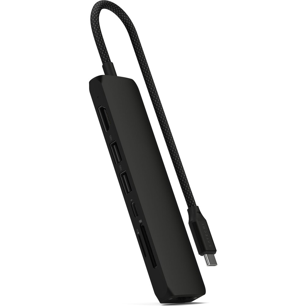 Satechi-7v1-USB-C-Slim-viceportovy-adapter-s-Ethernetem-cerny