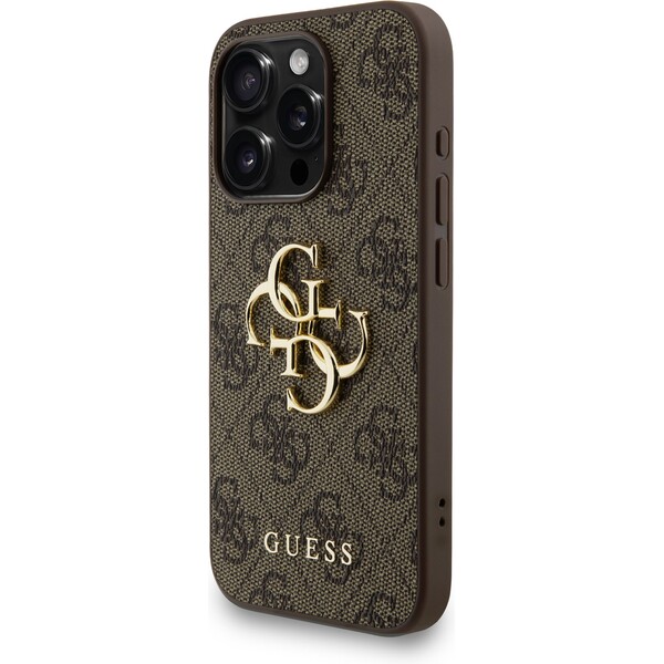 Guess-PU-4G-Metal-Logo-Strap-kryt-iPhone-15-Pro-Max-hnedy