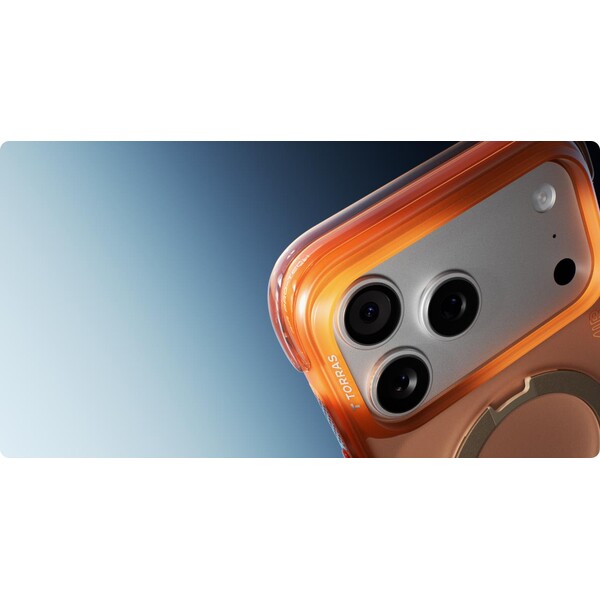 Torras-Ostand-Q3-Air-MagSafe-kryt-iPhone-17-Pro-Max-horizon-orange