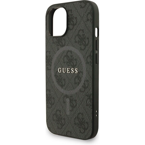Guess-PU-Leather-4G-Colored-Ring-Strap-MagSafe-kryt-iPhone-13-cerny