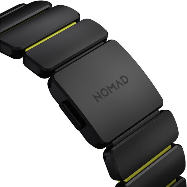 Nomad-Stratos-Band-FKM-reminek-Apple-Watch-45-46-49mm-Black-Titanium-Volt