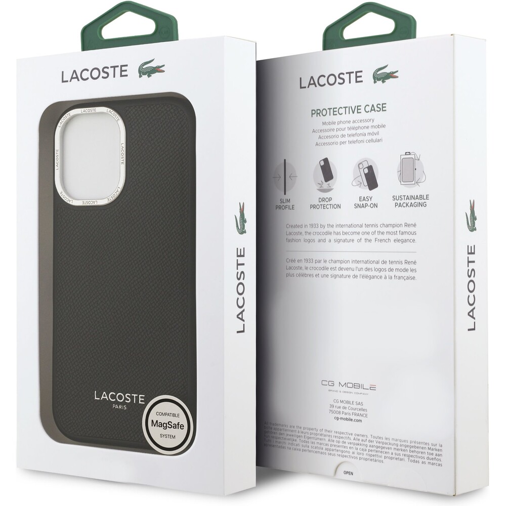 Lacoste-PU-Leather-Champs-Elysees-MagSafe-kryt-iPhone-17-cerny