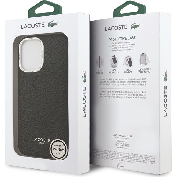 Lacoste-PU-Leather-Champs-Elysees-MagSafe-kryt-iPhone-17-cerny