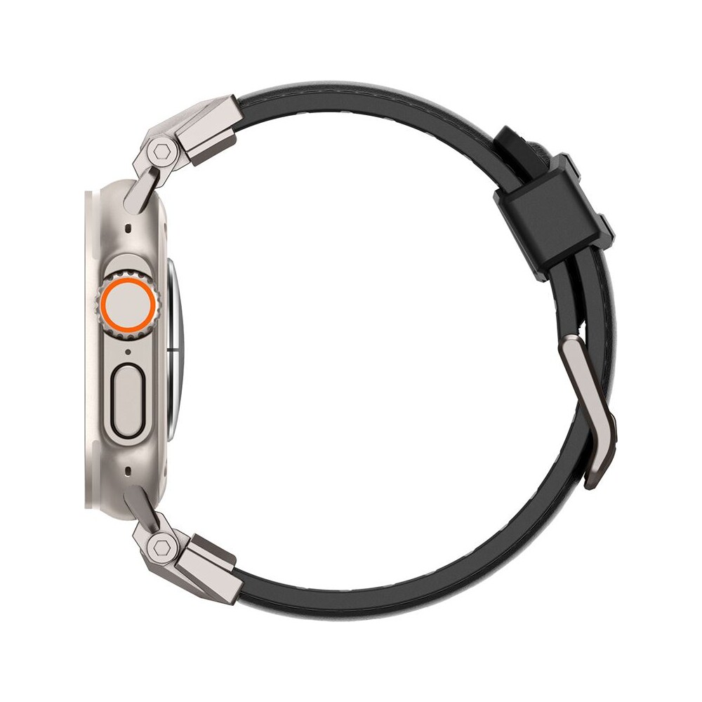 Spigen-DuraPro-Armor-PU-reminek-Apple-Watch-Ultra-49-45-44-42mm-cerny