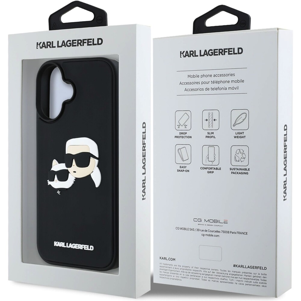 Karl-Lagerfeld-3D-Rubber-Double-Heads-kryt-iPhone-16-cerny