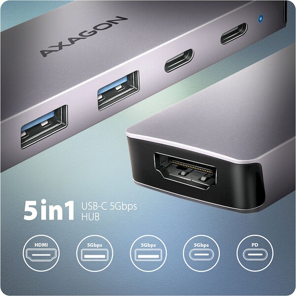 AXAGON-HMC-5H60-5v1-USB-C-hub
