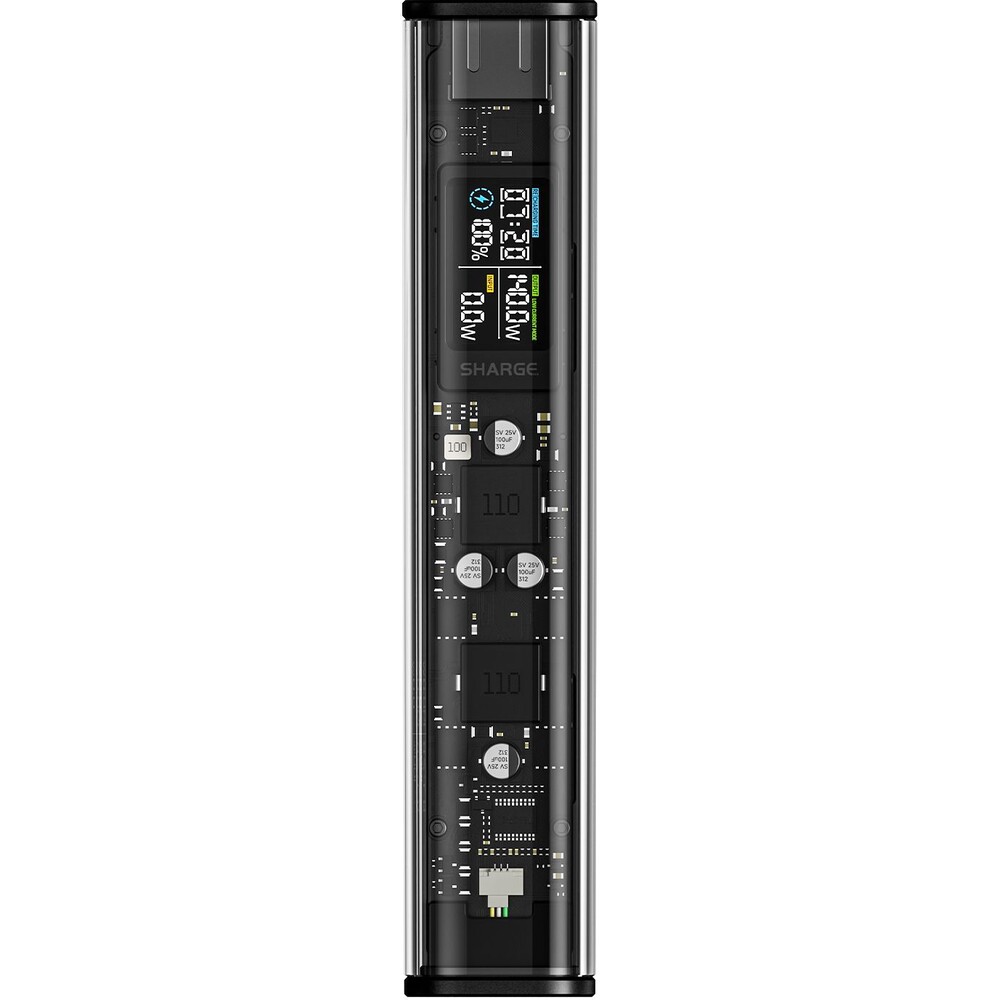 SHARGE-Shargeek-140W-powerbanka-20000-mAh-LCD-cerna