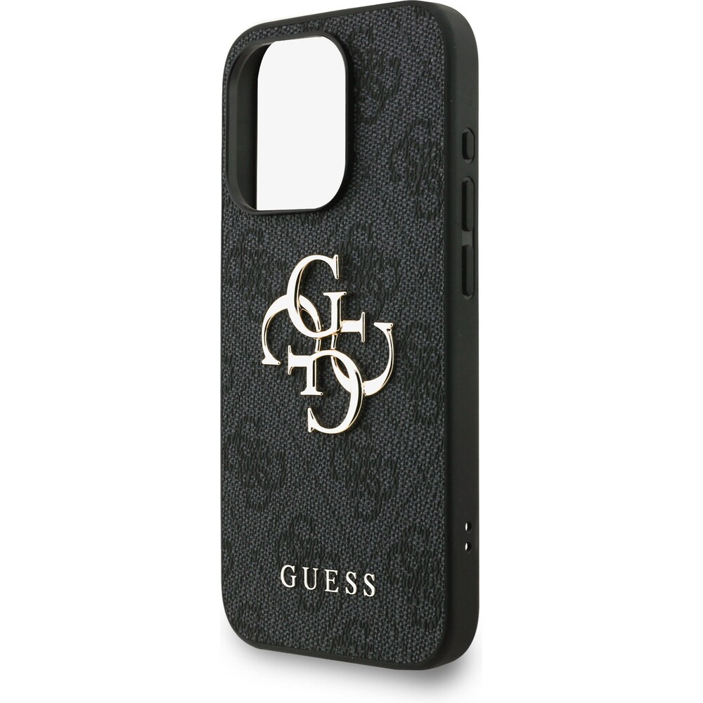 Guess-PU-4G-Metal-Logo-Strap-kryt-iPhone-15-Pro-Max-cerny