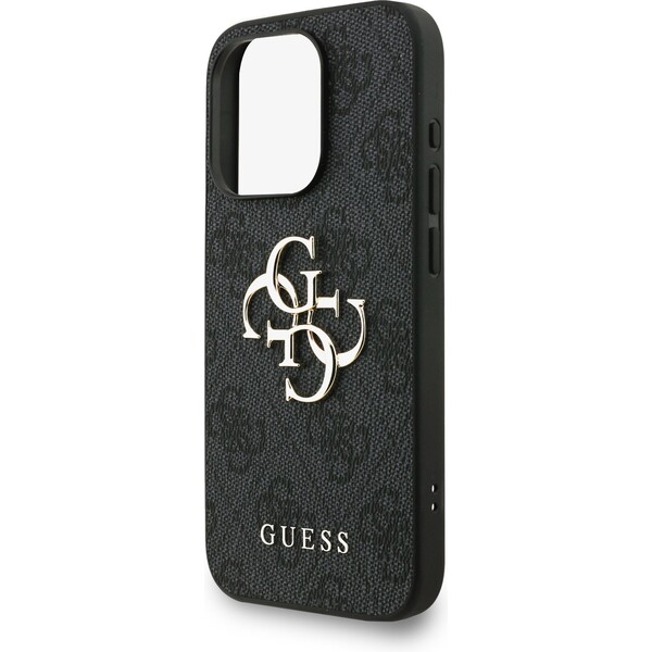 Guess-PU-4G-Metal-Logo-Strap-kryt-iPhone-15-Pro-Max-cerny