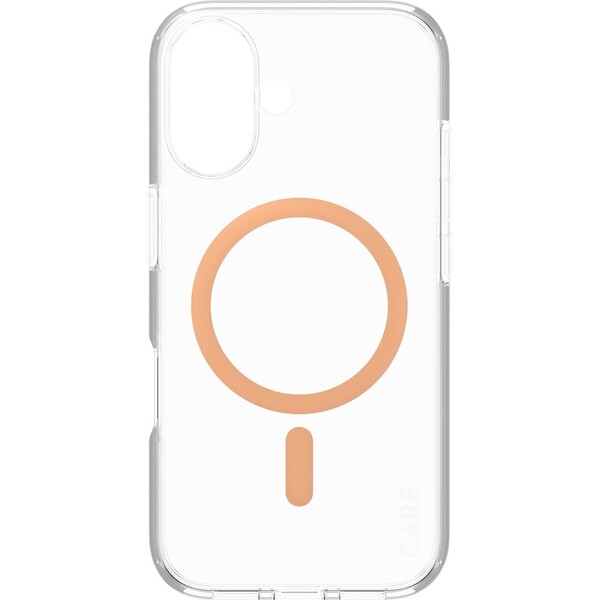 PanzerGlass-CARE-kryt-Apple-iPhone-16-MagSafe-Urban-Combat-ciry-broskvovy