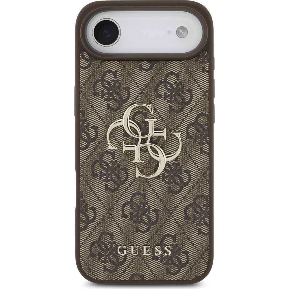 Guess-PU-4G-Metal-Logo-kryt-iPhone-Air-hnedy