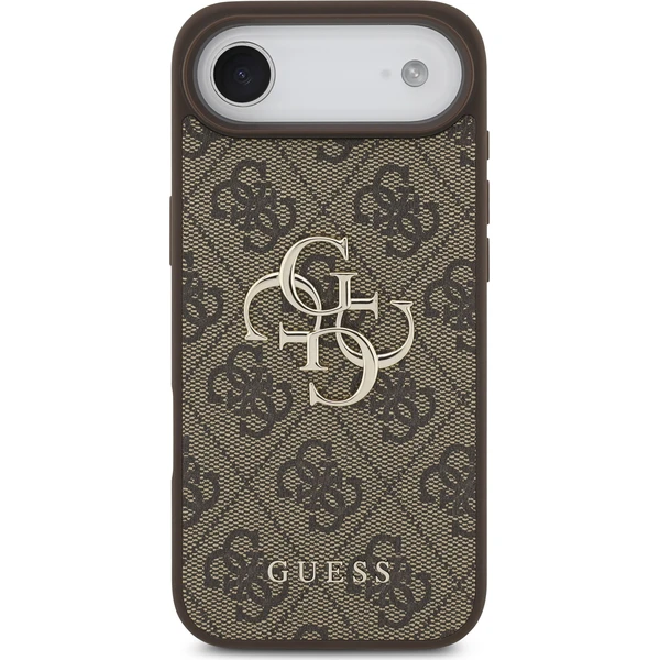 Guess-PU-4G-Metal-Logo-kryt-iPhone-Air-hnedy