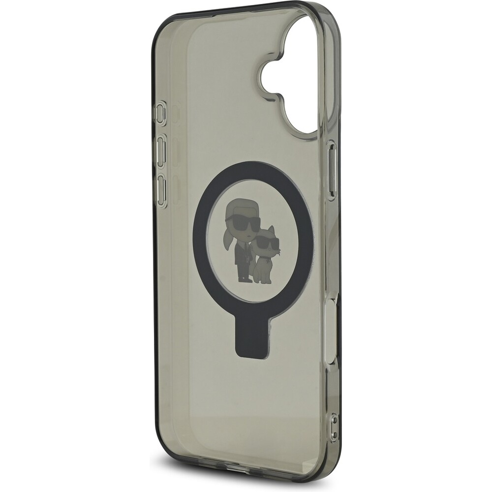 Karl-Lagerfeld-Ringstand-Karl-and-Choupette-MagSafe-kryt-pro-iPhone-16-cerny