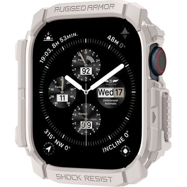 Spigen-Rugged-Armor-kryt-pro-Apple-Watch-10-11-46mm-bezovy