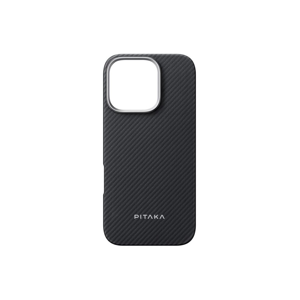 Pitaka-MagEZ-Case-5-MagSafe-kryt-iPhone-16-Pro-Max-Black-Grey-Twill